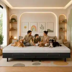 The Family Bed 10 Foot Gel Memory Foam Mattress
